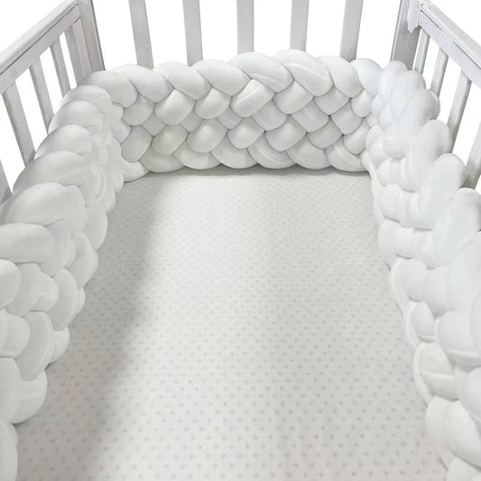 Tour de lit tresse blanc - Univers du Sommeil Bébé