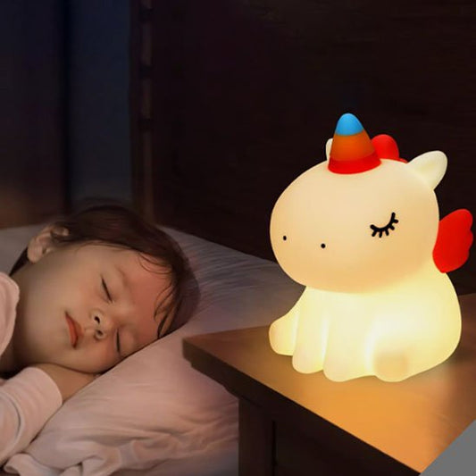 Veilleuse bébé | Licorne Silicone - Univers du Sommeil Bébé