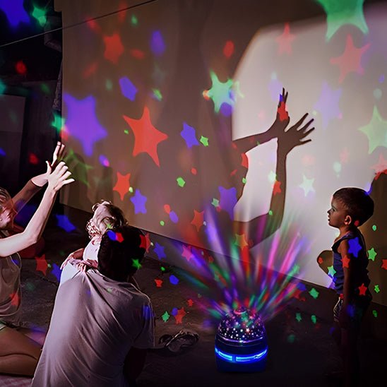 Veilleuse bébé projection plafond | Projecteur ciel étoilé musicale & berceuse - Univers du Sommeil Bébé
