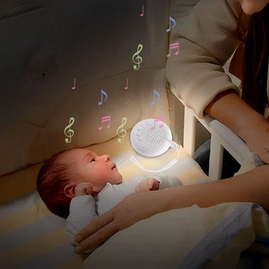 Veilleuse bruit blanc bébé | Appareil musicale pour un sommeil paisible - Univers du Sommeil Bébé