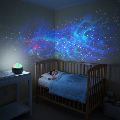 Veilleuse projection ciel étoilé 360° pour bébé et enfant | Projecteur galaxie apaisant - Univers du Sommeil Bébé